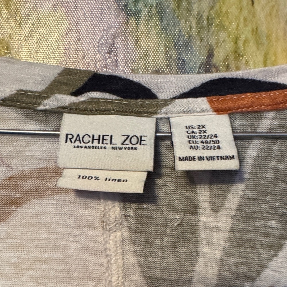 Rachel Zoe Multicolor Floral Long Sleeve Top - Picture 2 of 5